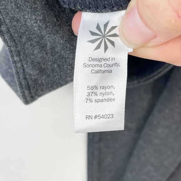 Athleta Ponte Moto Skinny Pant Leggings Heather Gray Sz 2 Womens Zip Pockets - Picture 5 of 10